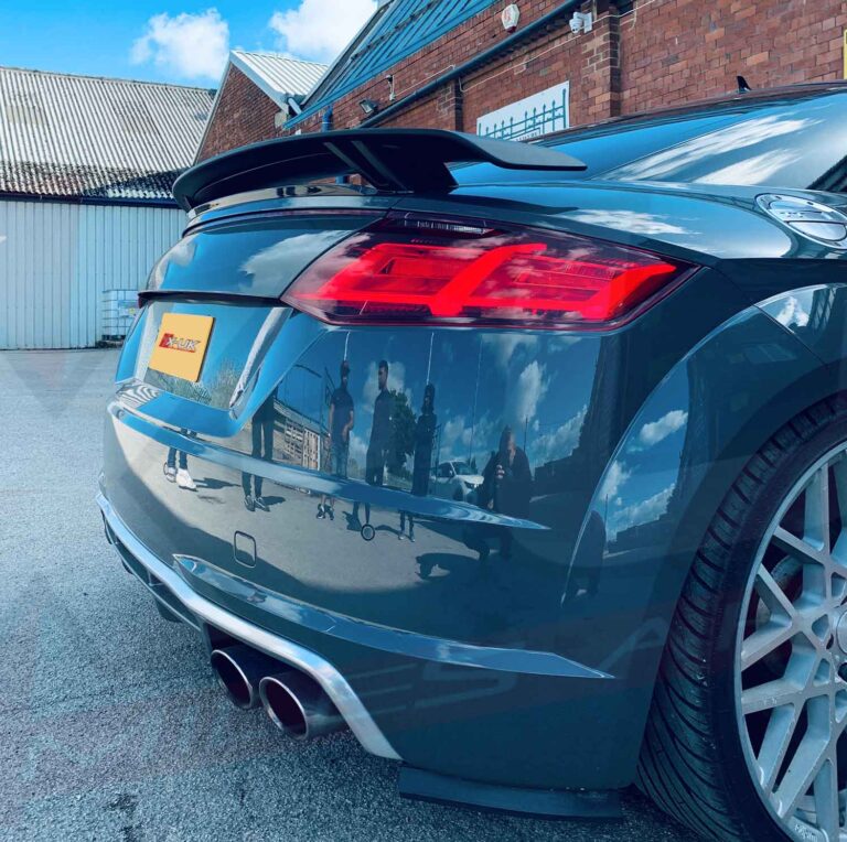 Audi Tt Tts Mk To Ttrs Style Gloss Black Rear Spoiler