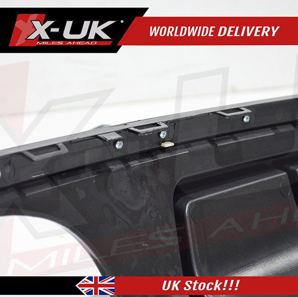BKM Rear Bumper Set with Rear Diffuser and Muffler (RS Style), fits Audi  A6/S6 C8