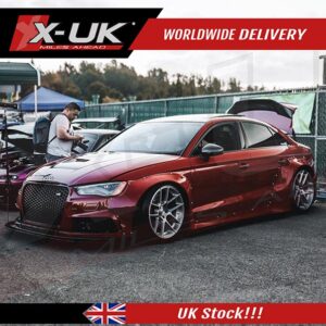 Audi A3 S3 8V 2012-2015 Wide body kit wheel arches side skirts