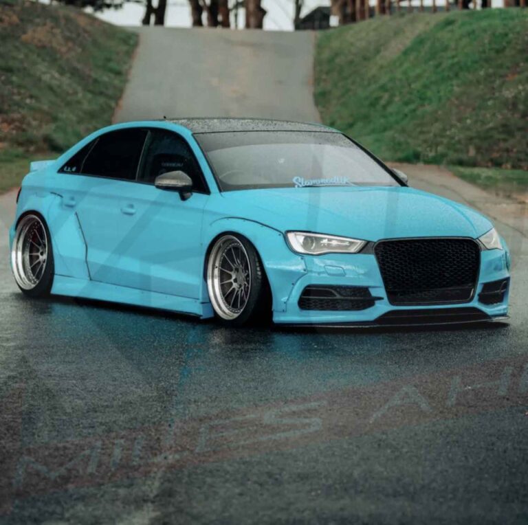 Audi A3 Wide Body Kit S3 8v 2012 2015 Wheel Arches Side Skirts