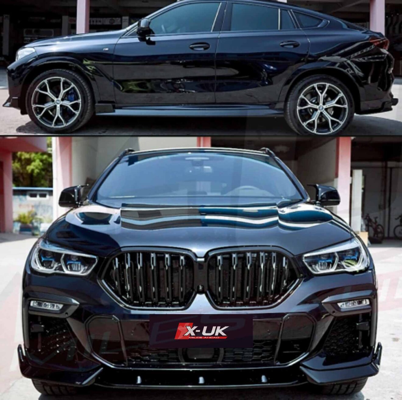 BMW X6 body kit G06 carbon fiber look body kit