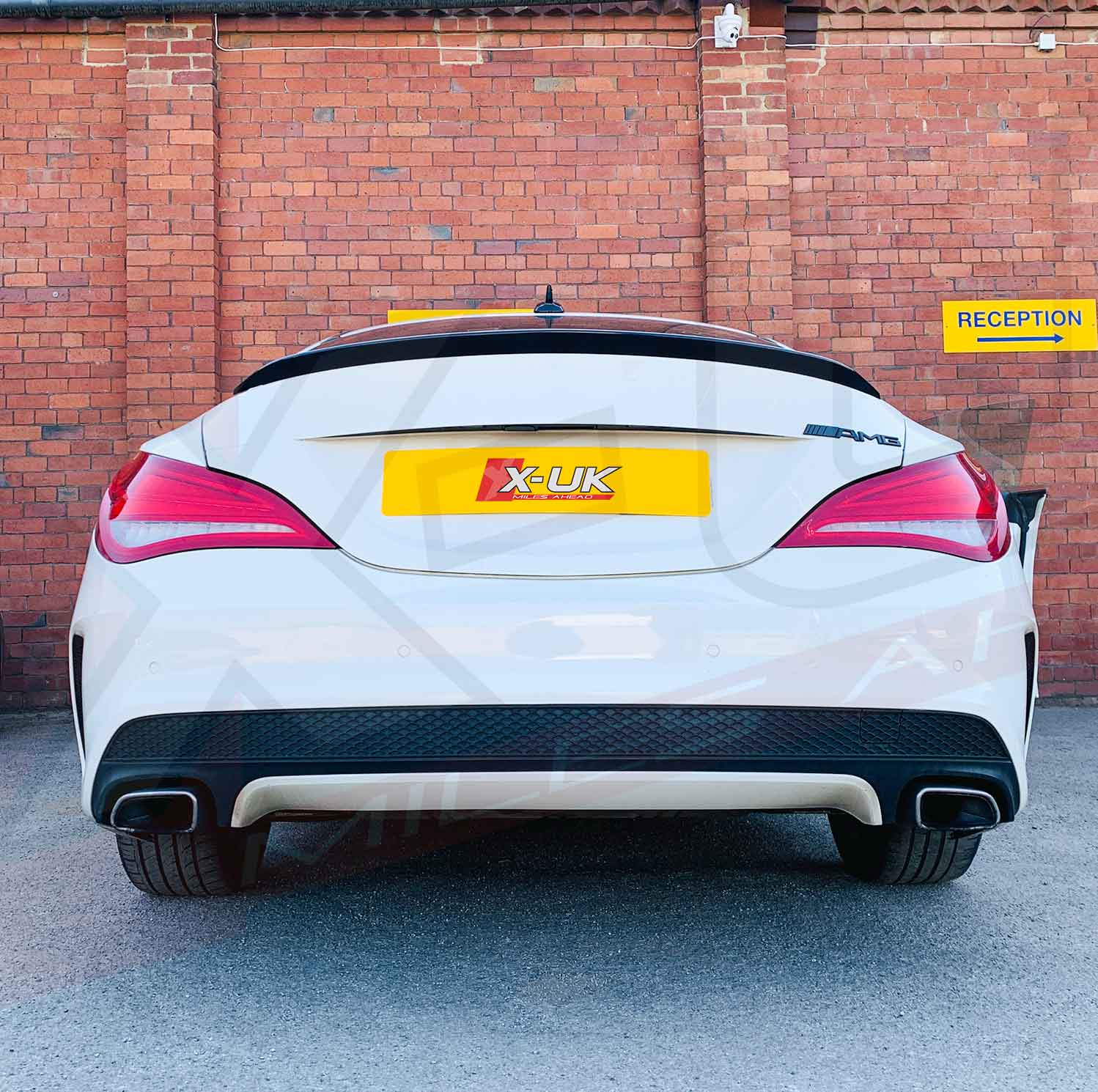 CLA45 rear spoiler to fit C117 AMG Sport 2013-2018 gloss black
