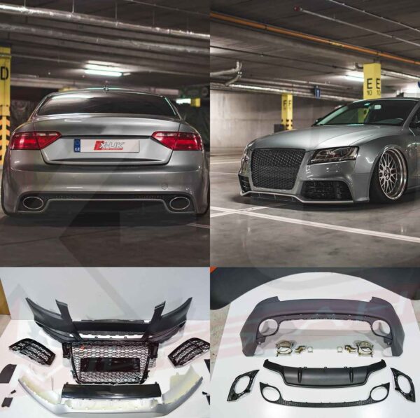 RS5 body kit style conversion to fit Audi A5 S5 2007-2012 2 doors