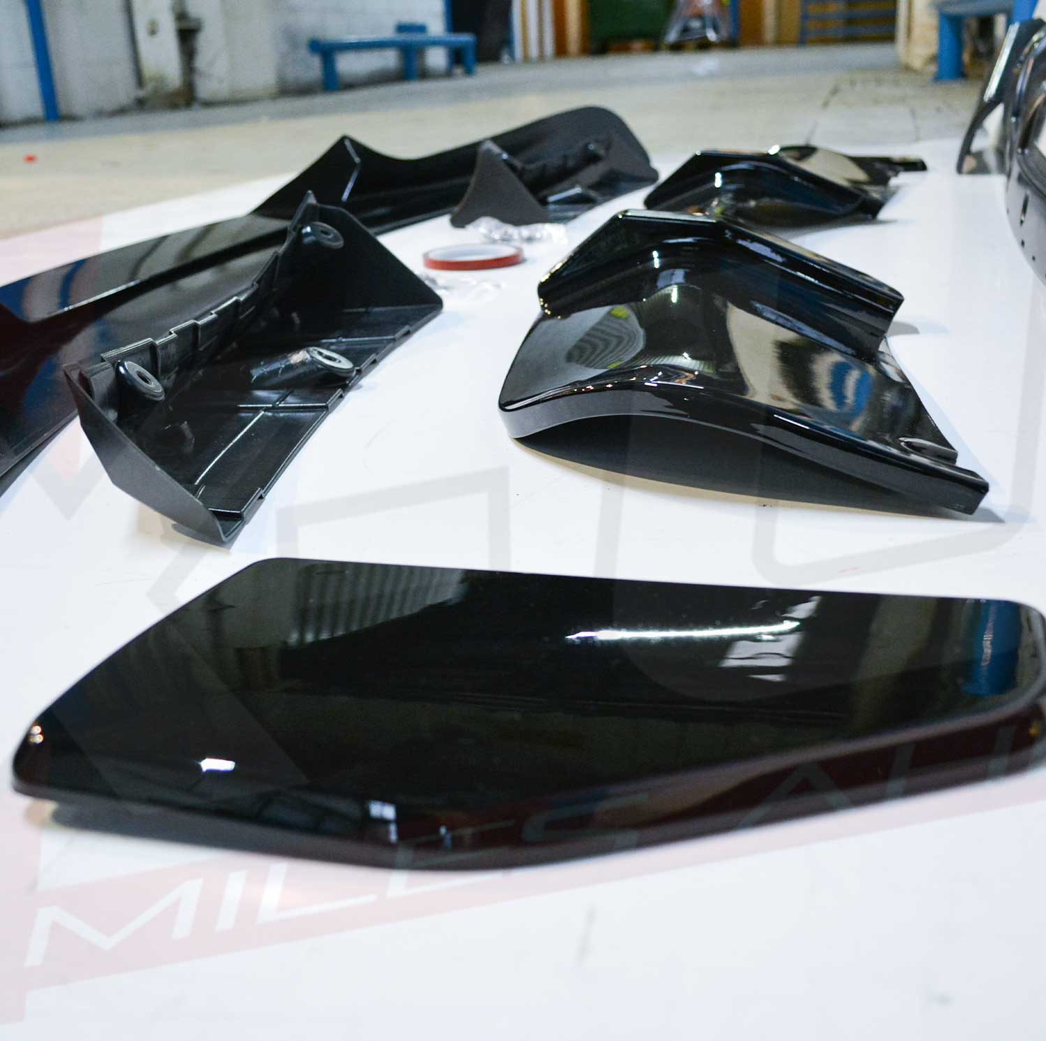 REAR SIDE SPLITTERS BMW X5 F15 M-PACK Gloss Black, Our Offer \ BMW \ X5 \  F15 [2013-2018]