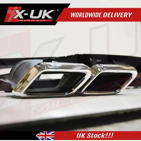 Mercedes C-Class C205 2015-2019 “C63 S style” rear diffuser fits coupe 2 doors