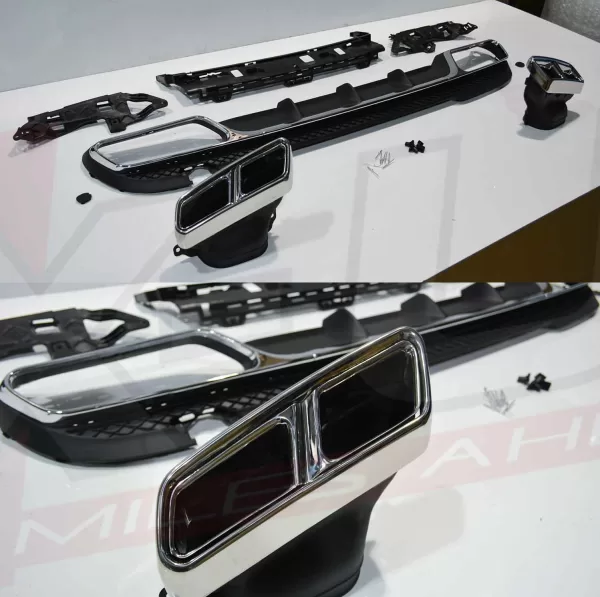 Mercedes E Class W212 E63S AMG Style Rear Diffuser Valance 12-16