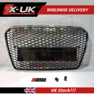 Audi RS5 style grill black chrome to fit A5 S5 RS5 2012-2015
