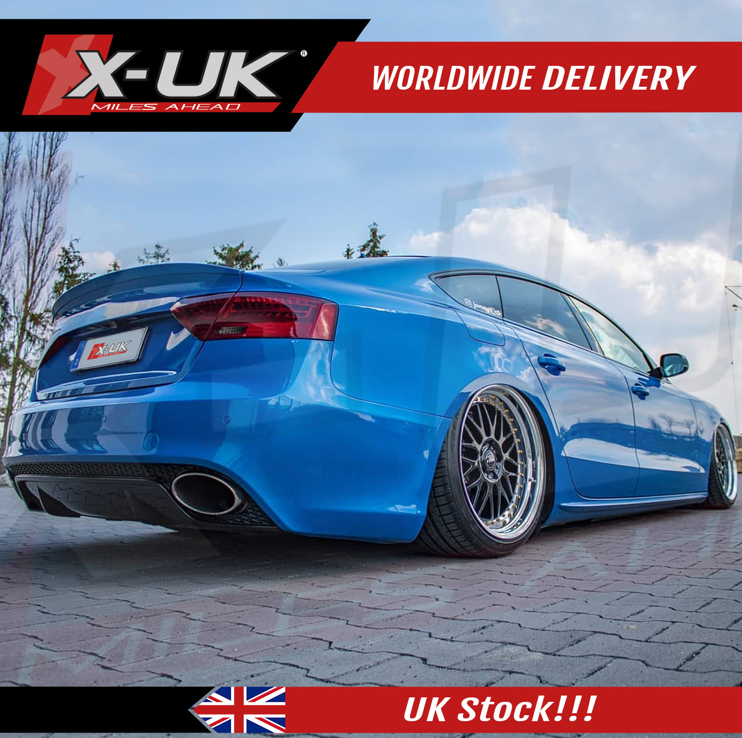 RS5 style body kit conversion for Audi A5 S5 Sportback 2007-2011