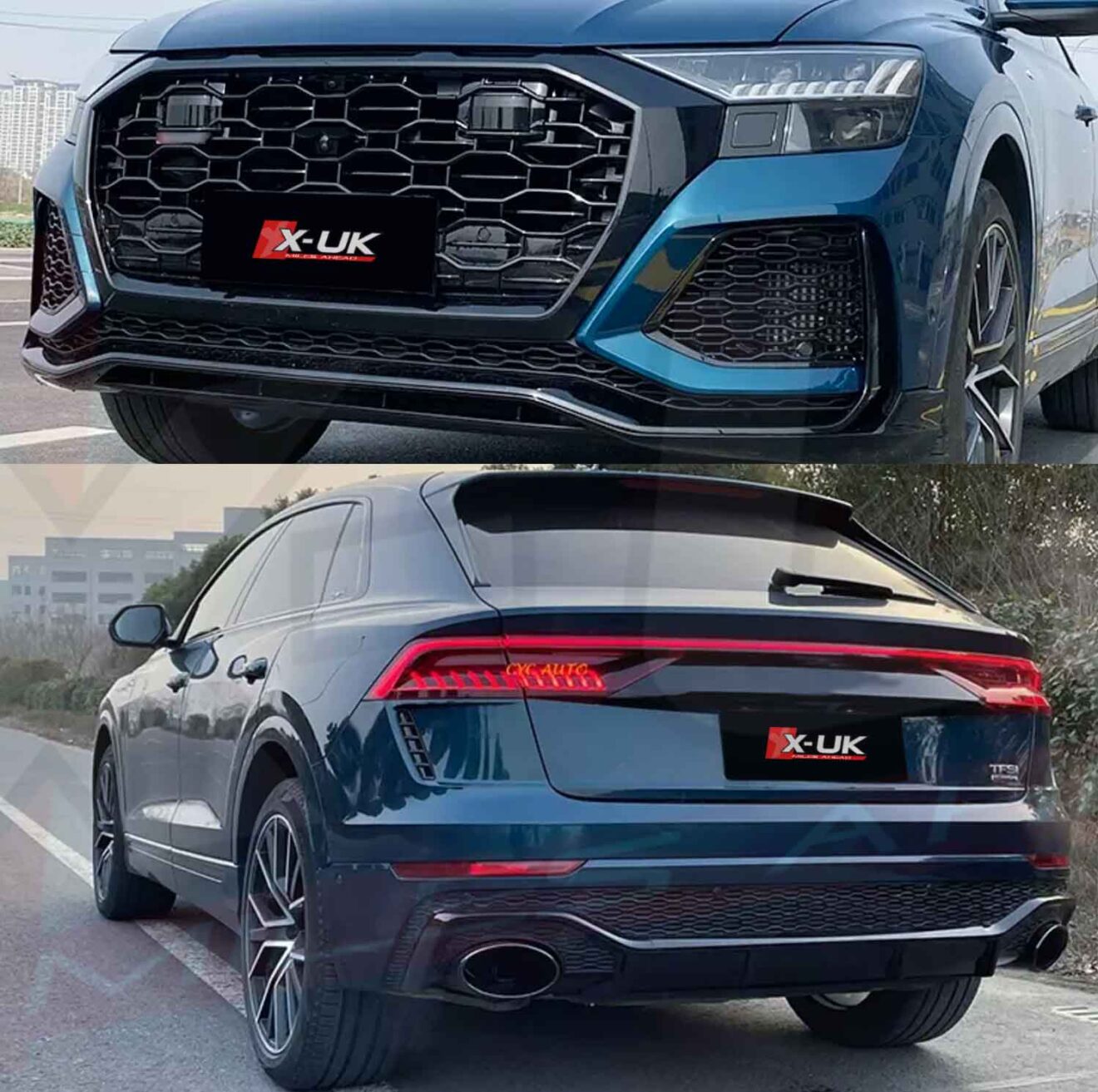 Audi RSQ8 body kit style to fit Audi Q8 and SQ8 2019-2022