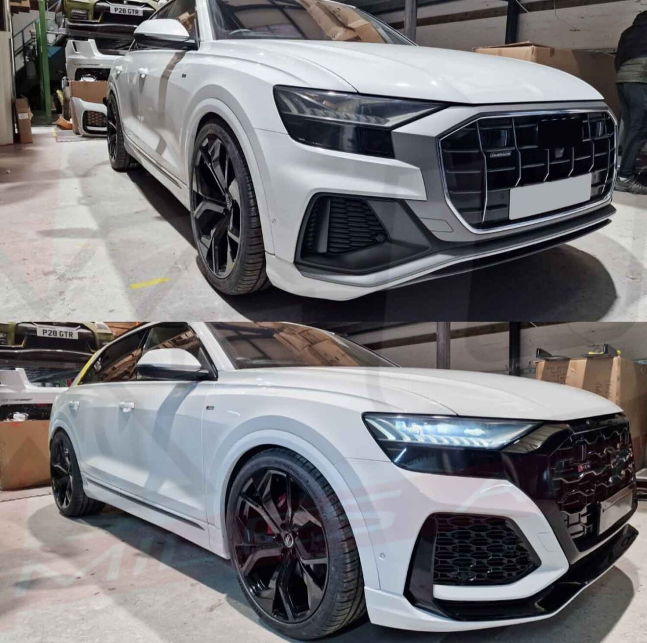 Audi RSQ8 body kit style to fit Audi Q8 and SQ8 2019-2022