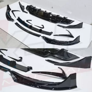 Tesla model 3 rear diffuser valance gloss black