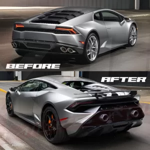 Lamborghini Huracan LP580 LP610 LP640 eve & tecnica (replacement) to tecnica full body kit