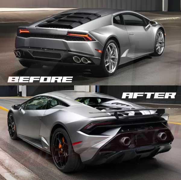 Lamborghini Huracan LP580 LP610 LP640 eve & tecnica (replacement) to tecnica full body kit