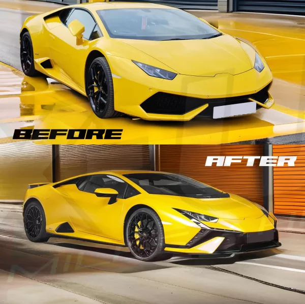 Lamborghini Huracan LP580 LP610 LP640 eve & tecnica (replacement) to tecnica full body kit