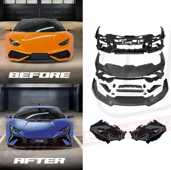 Lamborghini Huracan LP580 LP610 LP640 eve & tecnica (replacement) to tecnica full body kit