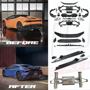 Lamborghini Huracan LP580 LP610 LP640 eve & tecnica (replacement) to tecnica full body kit