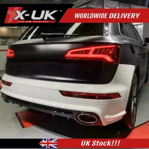 Audi Q5 Sline SQ5-2016 2021 rear bumper diffuser