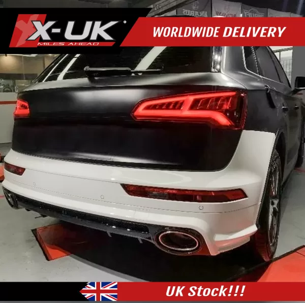 Audi Q5 Sline SQ5-2016 2021 rear bumper diffuser